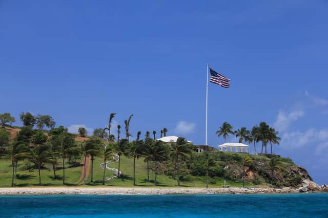 Little Saint James Island in the Virgin Islands, while owned by Jeffrey Epstein (Photo: Wikimedia Commons)
