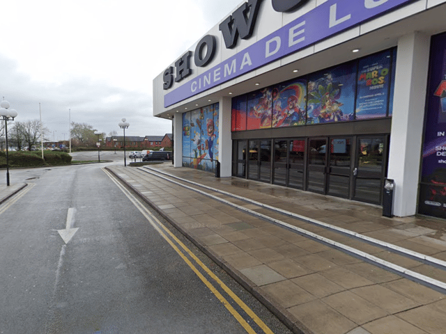 The Showcase Cinema in Stonedale Retail Park just outside Liverpool was the scene of one of three gunshots being fired, with armed police arresting a man in connection with the incident. (Credit: Google Maps)