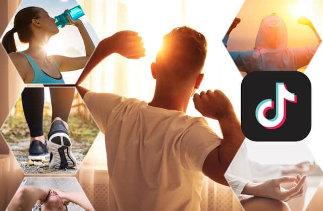 There's a TikTok 2024 fitness challenge which has become a viral trend and has 8 rules. Composite image by NationalWorld/Mark Hall.