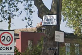 Valentine Road in Hackney, London (Google Maps)