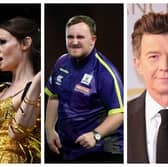 Sophie Ellis-Bextor, Luke Littler and Rick Astley have all had good weeks. Photographs by Getty