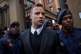 Oscar Pistorius has been released from jail on parole after serving nine years for the murder of his ex-girlfriend Reeva Steenkamp. (Credit: Getty Images)