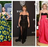 In 2020, Taylor chose a floral Etro gown, in 2019, she opted for Julien MacDonald and in 2014, Taylor wore a two-toned Monique Lhuillier dress