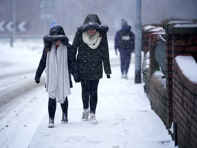 The Met Office has issued a yellow weather warning for ice as 'scattered sleet and snow showers' to hit several regions. (Photo: Getty Images)