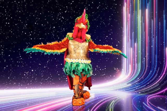 Chicken Caesar was the latest celebrity to be revealed on The Masked Singer