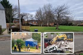 The site on Chandos Crescent, Killamarsh, where a mum, her two children, and one of their young friends died, has gone, replaced with a peaceful green open space. Pictures: National World / PA