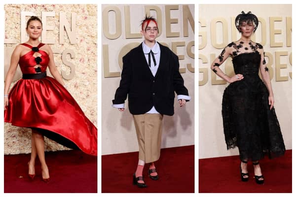 Selena Gomez, Billie Elish and Rosamund Pike were amongst the worst dressed at the Golden Globes 2024 awards.