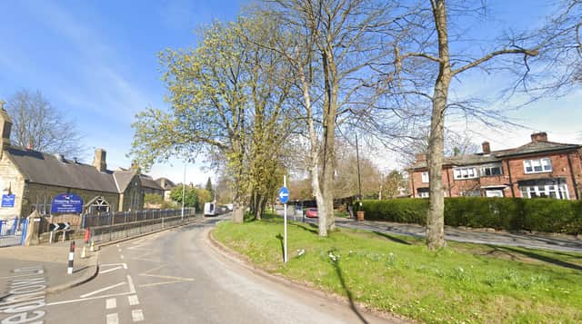 A 12-year-old boy was robbed at knifepoint on Gledhow Lane last week. Picture by Google