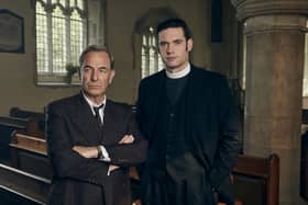 Robson Green and Tom Brittney return for the latest season of "Grantchester" (Credit: ITV)