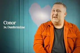 TikTok influencer and Tesco worker Conor Boyle, who is known for making tannoy announcements, appeared on Channel 4 dating show First Dates. Photo by Channel 4.