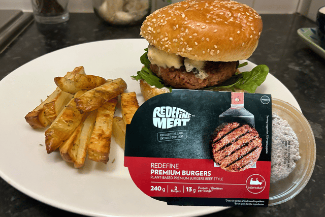 Redefine Meat's premium 'new-meat' burger patties in action (Amber Allott/NationalWorld)