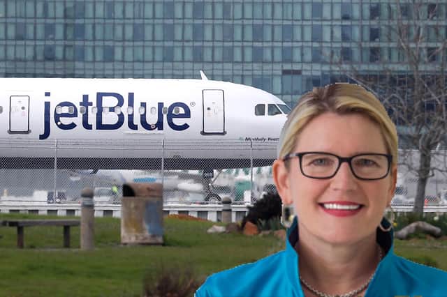 The next CEO of JetBlue will be Joanna Geraghty - it is the first time a woman has held that position with any US airline 