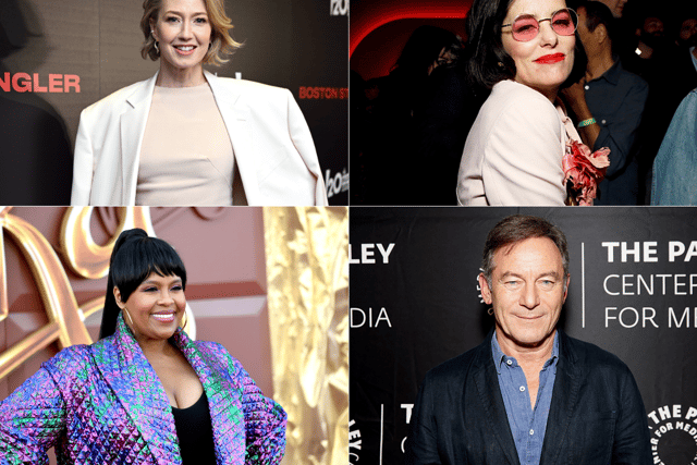 [Clockwise from top left] Carrie Coon, Parker Posey, Jason Isaacs and Natasha Rothwell have all been confirmed as appearing in "The White Lotus" Season 3 (Credit: Getty Images)
