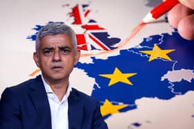 Sadiq Khan will make a major speech on Brexit tonight. Credit: Adobe/Getty/Kim Mogg