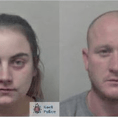 Sian Hedges and former partner, Jack Benham have been jailed after they were found guilty after killing 18-month-old Alfie Phillips in a whisky and cocaine fuelled frenzy. (Credit: Kent Police)