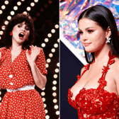 Selena Gomez (right) has been confirmed to be portraying American singer Linda Ronstadt (left) in an upcoming biopic on the singer's life (Credit: Getty Images)