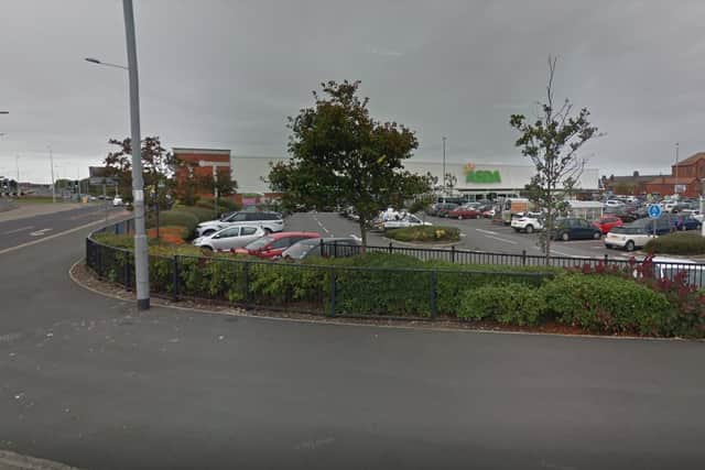 The Asda supermarket on Cop Lane in Fleetwood, Lancashire, was closed due to "technical problems" (Credit: Google)