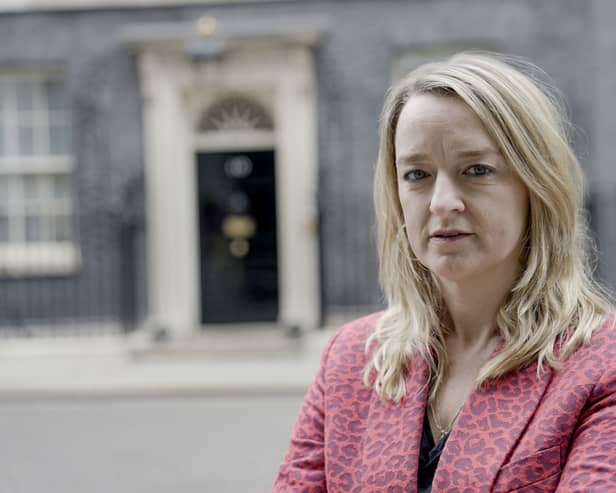 This weekend Laura Kuenssberg will be joined by actor Matt Smith, migration minister Michael Tomlinson, and Labour MP David Lammy Picture: BBC/October Films/Stuart Powell