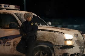 Kali Reis as State Trooper Navarro in True Detective season 4 (Photo: HBO)
