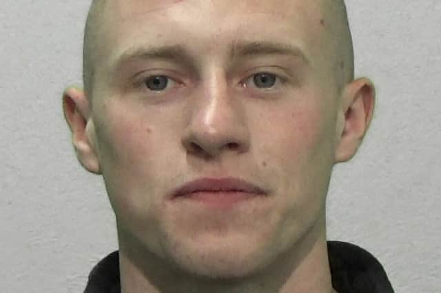 Kieran Hewitt strangled the woman as she held her baby in her arms