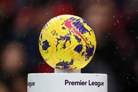A Premier League ball.