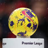 A Premier League ball.