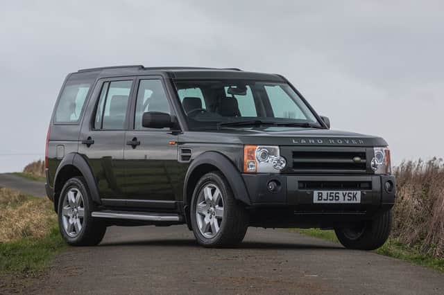 King Charles' Land Rover Discovery 3 has gone up for sale. Picture: CCA/SWNS