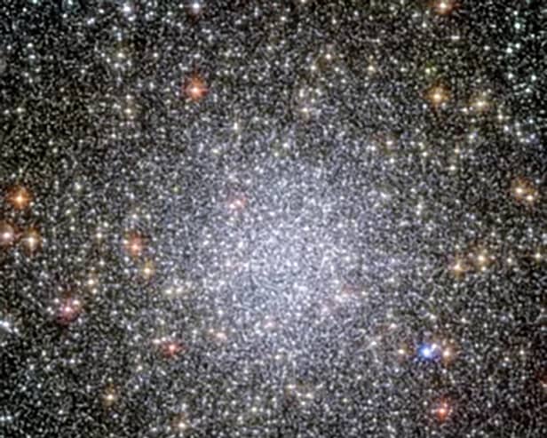 Collaboration handout image of the dense ball of stars that makes up globular cluster 47 Tucanae (Image: NASA/ESA/Hubble Collaboration/PA Wire)