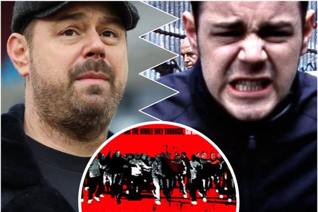 Danny Dyer is filming  Football Factory sequel, Marching Powder, in London