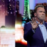 Arnold Schwarzenegger was detained at a German airport over an undeclared charity watch. Picture: Getty Images