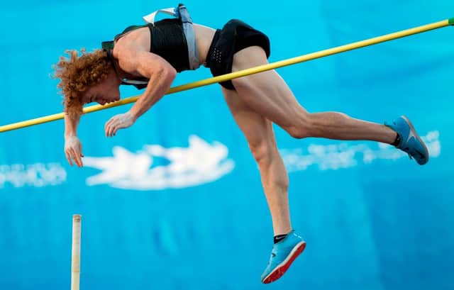Former World pole vault champion Shawn Barber has died aged 29. Barber competes during the men's pole vault event at the Morocco Diamond League athletics competition in Prince Moulay Abdellah Stadium in Rabat on July 13, 2018. (Photo by FADEL SENNA / AFP)