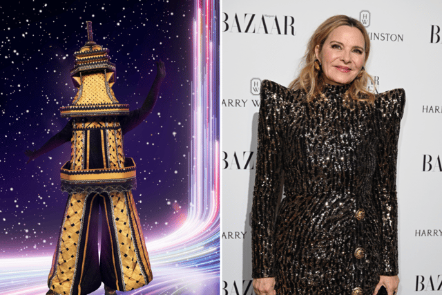 Fans think that "Sex and The City" star Kim Cattrall is the identity of Eiffel Tower. (ITV/Getty)