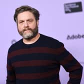 "The Hangover" star and SAG Award winner Zach Galifianakis is the latest performer set to appear in Disney+'s "Only Murders in the Building" Season 4 (Credit: Getty)