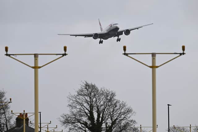 Watch: Planes make bumpy landings at UK airport as strong winds pick up