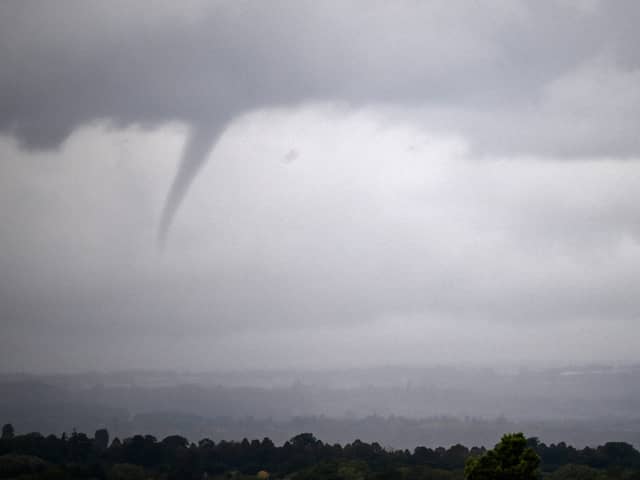 Tornado warnings are in place for some areas of the UK as high winds picked up overnight (Credit: Getty Images)