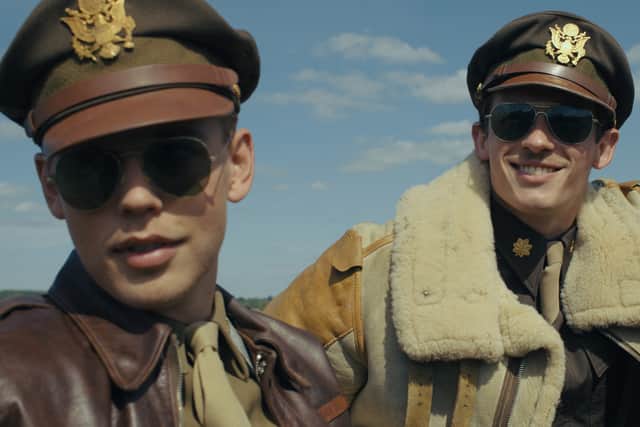 Austin Butler and Callum Turner in Masters of the Air