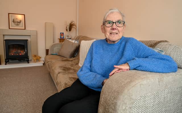 Pat, 70, has now returned to her home in Swindon. Picture: Emma Trimble / SWNS