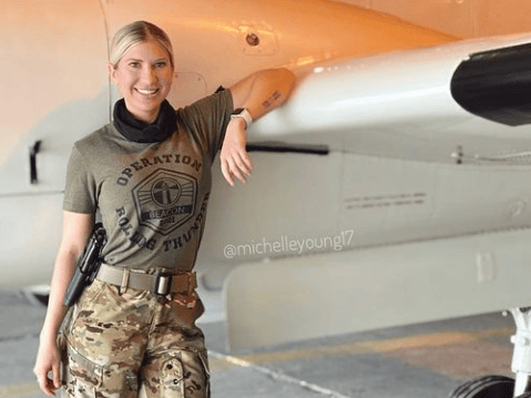 Soldier, Instagram influencer and mum Michelle Young, who has died of suicide aged 34. Picture: Instagram/@MichelleYoung17.