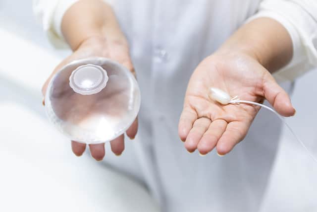 A new type of weight-loss pill - a capsule that contains a gastric balloon filled with water - has been given to NHS patients for the first time. (Credit: Allurion/PA Wire)