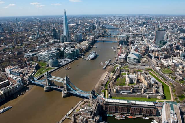 Latest figures have revealed that the amount of raw sewage dumped in the River Thames quadrupled last year. (Photo: Getty Images)