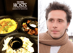 Brooklyn Beckham has previously curated his own Uber Eats menu. (Picture: André Langlois/Victor Boyko/Getty Images)