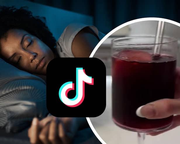 TikTok's viral sleepy girl mocktail claims to help you sleep, and experts have given their verdict on whether or not it really can. Photo of drink by TikTok, other images by Adobe Photos. Composite image by NationalWorld/Mark Hall.