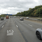 Drivers are facing six mile-tailbacks after a 'police led incident' closed lanes on the M25 near Rickmansworth. (Credit: Google Maps)