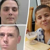 Alfie Steele died from more than 50 different injuries after his lifeless body was found in the bath - killed by his mother, Carla Scott, and her partner, Dirk Howell, after months of harrowing abuse. Picture: SWNS