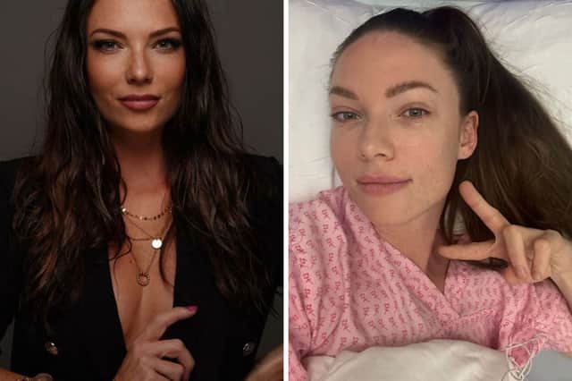 Former Married at First Sight UK star April Banbury has been diagnosed with spinal stenosis - which is incurable. (Picture: Instagram)