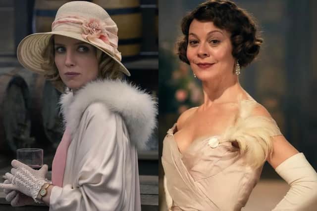 Outfits worn by Annabelle Wallis (Grace), and Helen McCrory (Polly) will be on display at the Peaky Blinders exhibition at Arley Hall