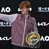 Jannik Sinner is dating model and influencer Maria Braccini. Italy's Jannik Sinner leaves a press conference with the Norman Brookes Challenge Cup trophy after victory against Russia's Daniil Medvedev in the men's singles final match on day 15 of the Australian Open tennis tournament in Melbourne on January 29, 2024