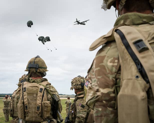 Soldiers during a military exercise on Salisbury Plains in 2020 (Photo by Leon Neal/Getty Images)
