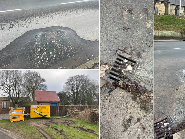 An outraged resident and river activist is demanding an apology from Yorkshire Water as sewage spills onto street "since early December". (Credit: Paul Jennings)