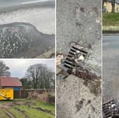 An outraged resident and river activist is demanding an apology from Yorkshire Water as sewage spills onto street "since early December". (Credit: Paul Jennings)